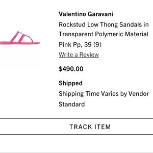 Valentino stud flats. Brand new.